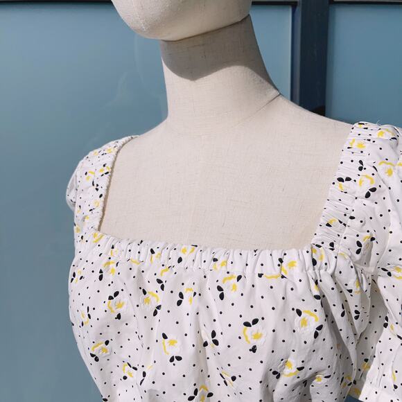 ZARA Floral Print Crop Top (XS) - Picture 4 of 6